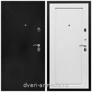 Темные входные двери, Дверь входная Армада Престиж Черная шагрень / МДФ 16 мм ФЛ-119 Ясень белый
