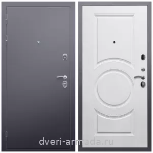 Входные двери Премиум, Дверь входная Армада Люкс Антик серебро / МДФ 16 мм МС-100 Белый матовый
