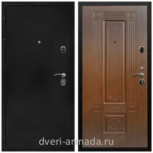 3 контура, Дверь входная Армада Престиж Черная шагрень / МДФ 16 мм ФЛ-2 Морёная береза