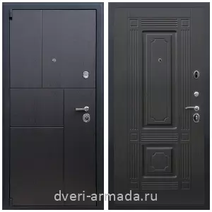 Темные входные двери, Дверь входная Армада Бастион МДФ 16 мм ФЛ-290 Дуб фактурный шоколад / МДФ 16 мм ФЛ-2 Венге