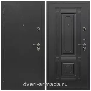 Темные входные двери, Дверь входная Армада Престиж Черный шелк / МДФ 16 мм ФЛ-2 Венге