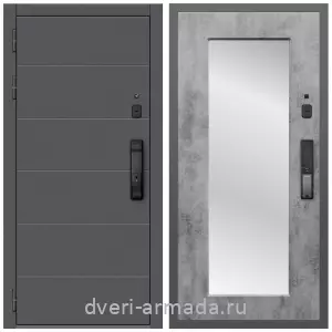 Входные двери Эврика, Дверь входная Армада Роуд МДФ 10 мм Kaadas K9 / МДФ 16 мм ФЛЗ-Пастораль, Бетон темный