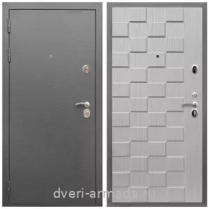 Входные двери Премиум, Дверь входная Армада Оптима Антик серебро / МДФ 16 мм ОЛ-39 Лиственница беж