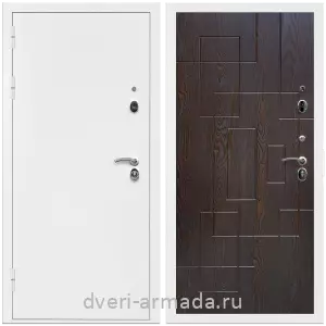 Входные двери Премиум, Дверь входная Армада Оптима Белая шагрень / МДФ 16 мм ФЛ-57 Дуб шоколад