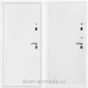 Входные двери Премиум, Дверь входная Армада Оптима Белая шагрень / МДФ 10 мм Гладкая Белый матовый
