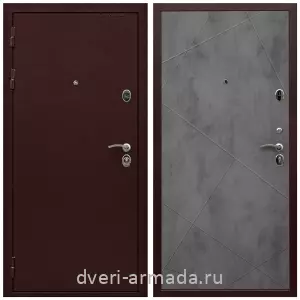 3 контура, Дверь входная Армада Престиж Антик медь / МДФ 10 мм ФЛ-291 Бетон темный