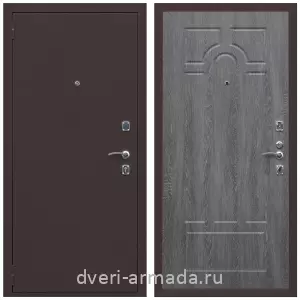 Входные двери Троя, Дверь входная Армада Комфорт Антик медь / МДФ 6 мм ФЛ-58 Дуб Филадельфия графит