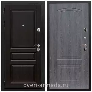 Входные двери Люксор, Дверь входная Армада Премиум-Н МДФ 16 мм ФЛ-243 Венге / МДФ 6 мм ФЛ-138 Дуб Филадельфия графит