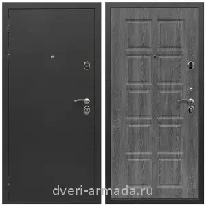 Темные входные двери, Дверь входная Армада Престиж Черный шелк / МДФ 10 мм ФЛ-38 Дуб филадельфия графит
