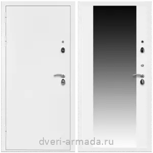 Входные двери Люксор, Дверь входная Армада Оптима Белая шагрень / МДФ 16 мм СБ-16 Белый матовый