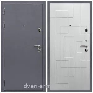 Темные входные двери, Дверь входная Армада Престиж Антик серебро / МДФ 16 мм ФЛ-57 Белый жемчуг