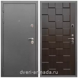 Входные двери Люксор, Дверь входная Армада Оптима Антик серебро / МДФ 16 мм ОЛ-39 Эковенге