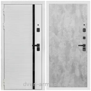3 контура, Дверь входная Армада Каскад WHITE МДФ 10 мм / МДФ 6 мм ПЭ Цемент светлый