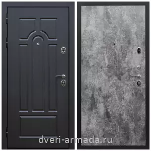 Входные двери Люксор, Дверь входная Армада Эврика МДФ 10 мм ФЛ-58 / МДФ 6 мм ПЭ Цемент темный
