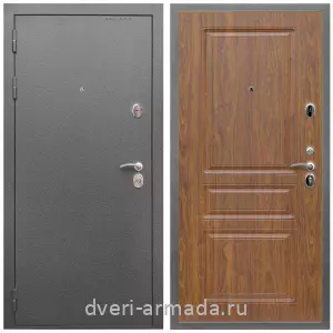 Входные двери Премиум, Дверь входная Армада Оптима Антик серебро / МДФ 16 мм ФЛ-243 Морёная береза