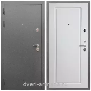 Входные двери Люксор, Дверь входная Армада Оптима Антик серебро / МДФ 16 мм ФЛ-119 Белый матовый