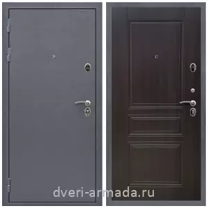 Темные входные двери, Дверь входная Армада Престиж Strong антик серебро / МДФ 6 мм ФЛ-243 Эковенге