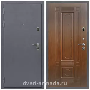Темные входные двери, Дверь входная Армада Престиж Strong антик серебро / МДФ 6 мм ФЛ-2 Мореная береза