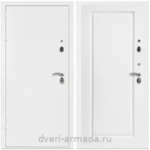 Входные двери Премиум, Дверь входная Армада Оптима Белая шагрень / МДФ 16 мм ФЛ-119 Белый матовый
